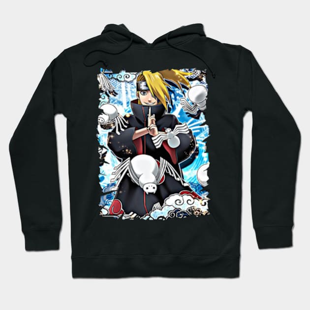 DEIDARA MERCH VTG Hoodie by Melesz.Ink Tattoo